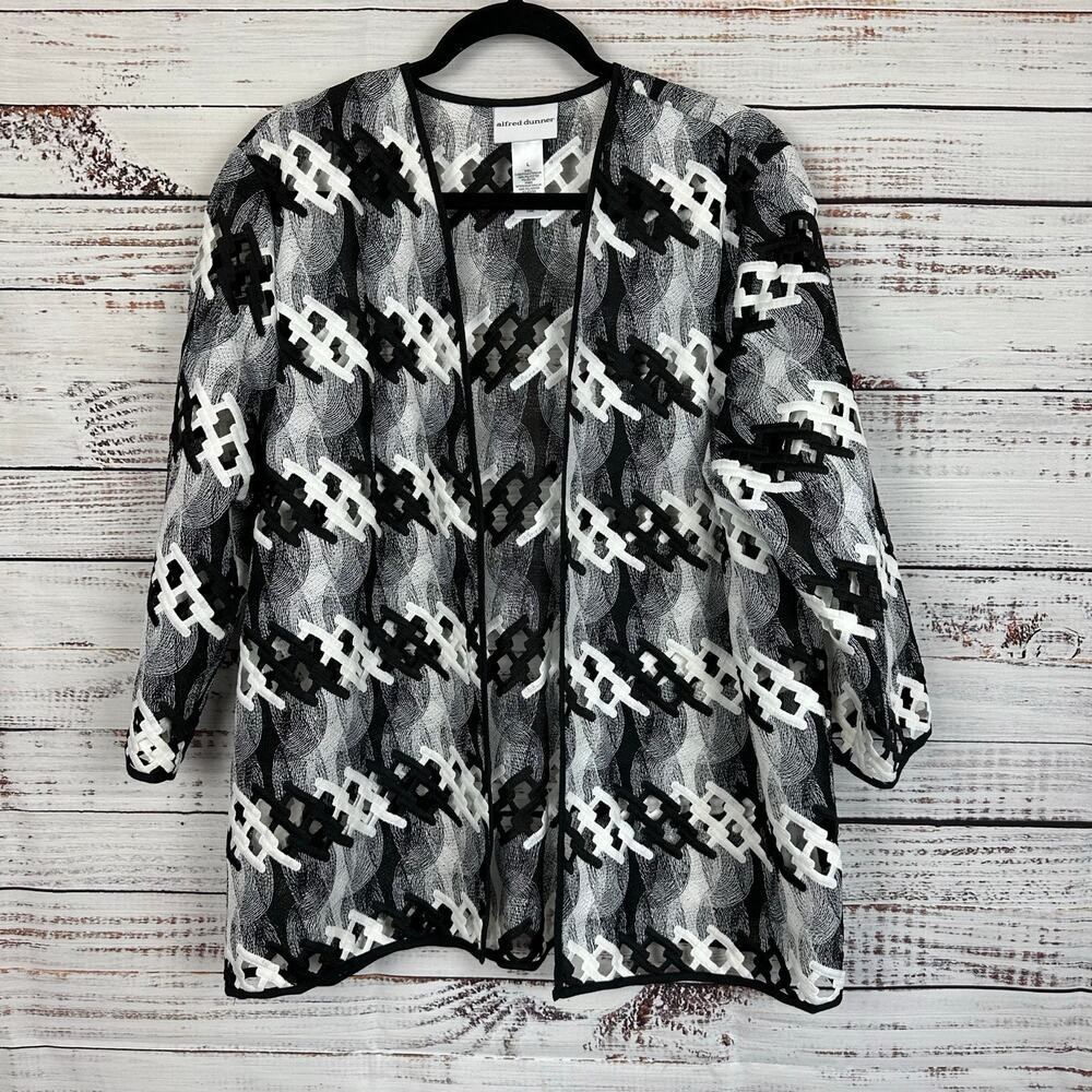 Elegant Black and White Women's Jacket